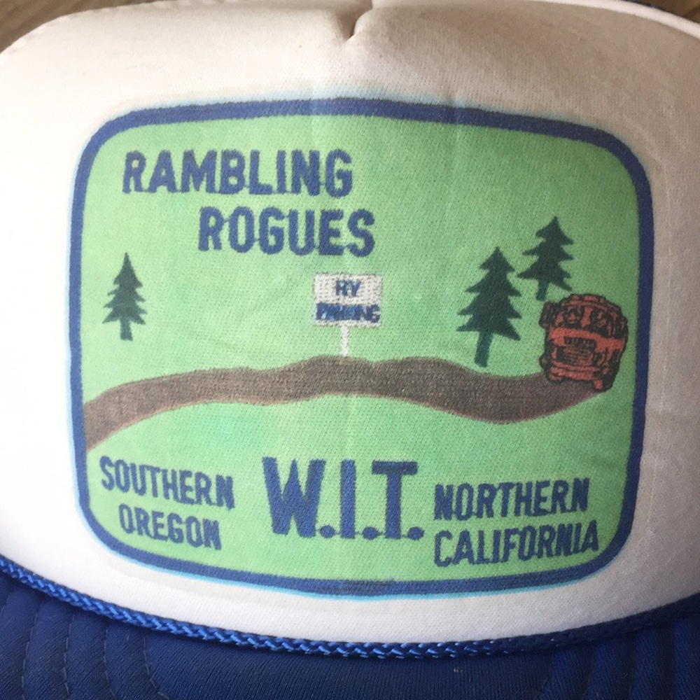 VTG Rambling Rogues RV Traveler Trucker Hat - Picture 2 of 8